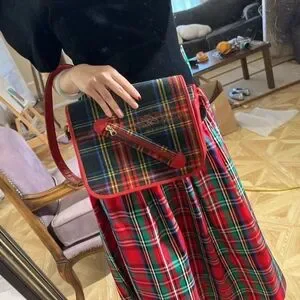 MOSCHINO チェック柄ショルダーバッグ I believe inPunk MOSCHINO チェック柄ショルダーバッグ I believe inPunk - メルカリ